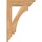 Ekena Millwork Imperial Traditional Smooth Bracket w/ Offset Brace, Western Red Cedar, 5 1/2"W x 18"D x 26"H BKT0604X18X26IMP01SWR - alternate 2